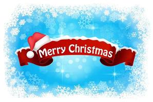 Merry christmas abstract background banner vector