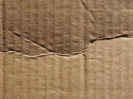 brown corrugated cardboard texture background photo