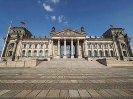 Parlamento del Reichstag en Berlín. foto