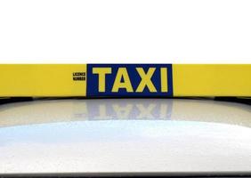 Taxi car sign photo