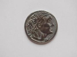 Ancient Greek coins photo