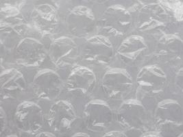 textura de plástico de burbujas foto