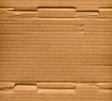 brown corrugated cardboard texture background photo