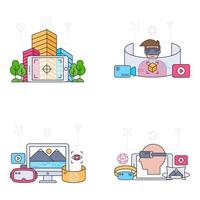Pack of Misc Illustrations vector