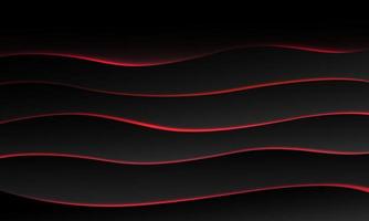 Modern red glow curved shapes abstract background, Vector illustration