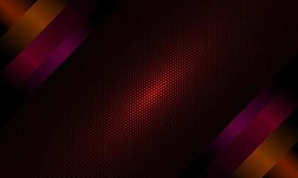 Abstract gradient colorful template on black steel texture background. illustration vector