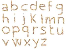 Letters of the British alphabet photo