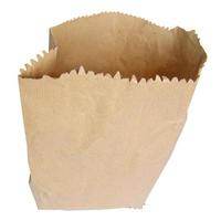 Paper bag isolated photo