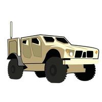 armored military vehicle vector