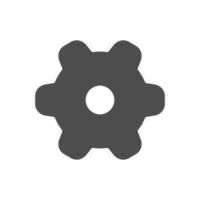 Setting Button Icon Illustration vector