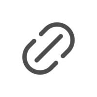 Attach Button Interface Icon Illustration vector