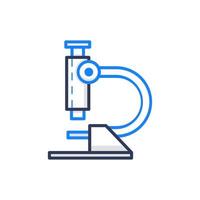 Laboratory Microscope Illustration vector