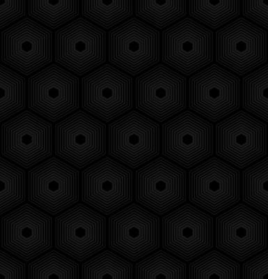 BLACK BACKGROUND WITH GRAY VECTOR HEXAGONS