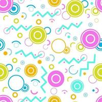 Funky 80s 90s Memphis Pattern Design vector