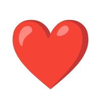 Heart icon for messenger in social networks for St. Valentine's Day vector