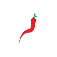 Red hot natural chili icon vector Illustration