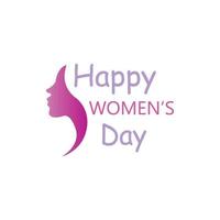 Happy International Women's Day  March 8 Design and greetings vector