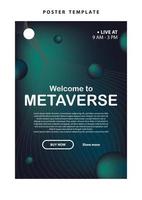 landing page template website presentation digital marketing flat design startup event metaverse vector