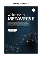 landing page template website presentation digital marketing flat design startup event metaverse vector