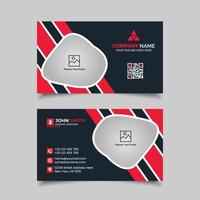 Creative business card template design vector