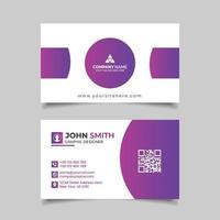 Abstract Modern Business Card Template Design vector