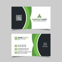 Modern business card design template vector