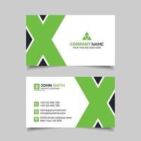 Modern business card design template vector