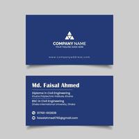 Modern business card design template vector