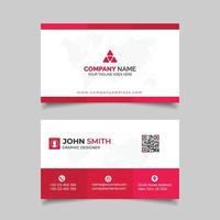 Abstract Business card vector