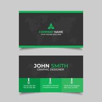 Abstract Business card vector