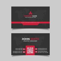 Abstract Business card vector