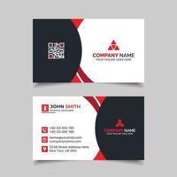 Abstract style business card template design vector