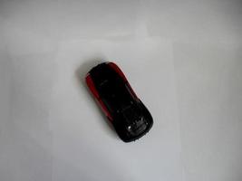 Car toy on the white photo