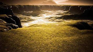 Mountain scenery with dry grass in Afghanistan video