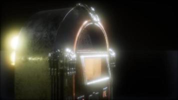 Retro-Jukebox im Dunkeln video