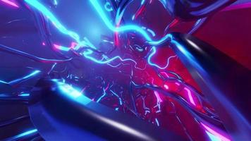neon loop effect background animation video