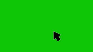 Computer cursor loop animation on green screen free download video