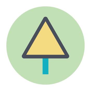 Triangular Road Sign vector