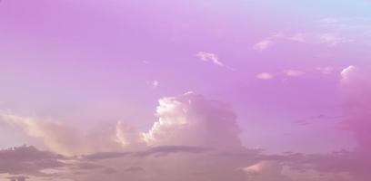 Pastel sky for background Soft and dreamy romantic clouds and sky photo