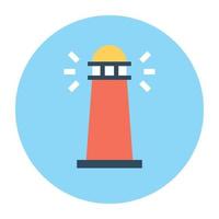 Trendy Lighthouse Concepts vector