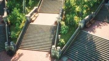 friedlicher Park in der Stadt video