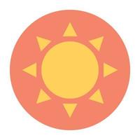 Trendy Sun Concepts vector