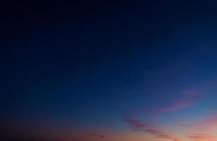 Colorful twilight sky photo