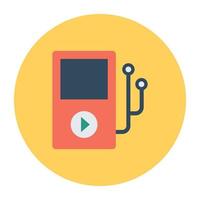 Trendy Walkman Concepts vector