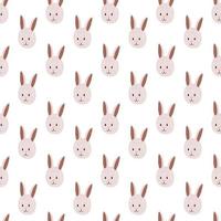 Seamless Easter. Seamless pattern. Rabbit background. Wrapping paper pattern. Pattern for decorating Easter eggs. Seamless vector pattern. Hand drawn vector.