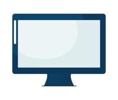 desktop computer monitor vector