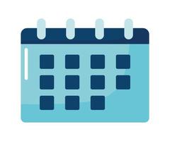 blue calendar illustration vector