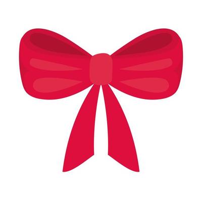 festive bow illustration