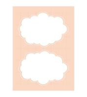 daily planner with clouds vector