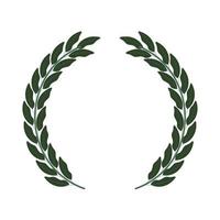laurel wreath design vector